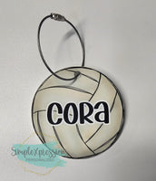 Personalized Sport Ball Bag Tag