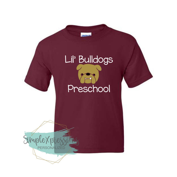 YOUTH Lil' Bulldogs Preschool shirt