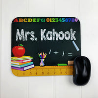 Personalized Teacher Blackboard Mouse pad