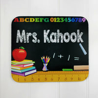 Personalized Teacher Blackboard Mouse pad