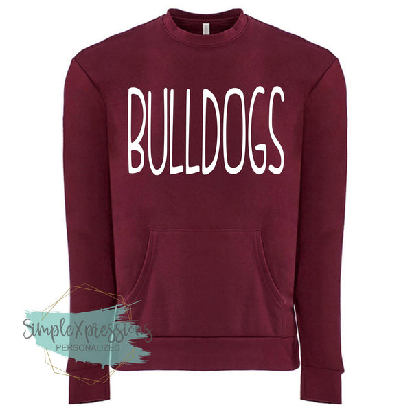 Bulldogs Pocket Crewneck sweatshirt