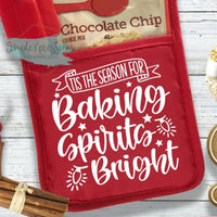 Tis the Season for Baking Spirits Bright Pot Holder