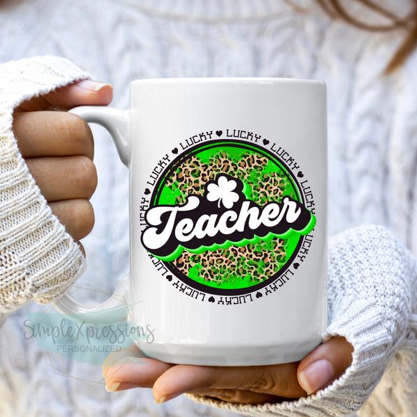 Lucky Teacher Mug