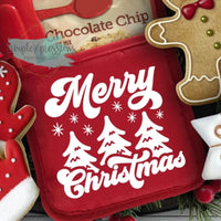 Merry Christmas Pot Holder/Mitt