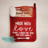 Made with Love Pot Holder/Mitt