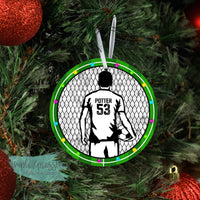Personalized Soccer-BOY- aluminum ornament